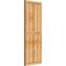 Ekena Millwork Framed Board-n-Batten Shutters, Rough Sawn Western Red Cedar, 21 1/2W x 57H, PR RBF06S21X057RWR - alternate 3